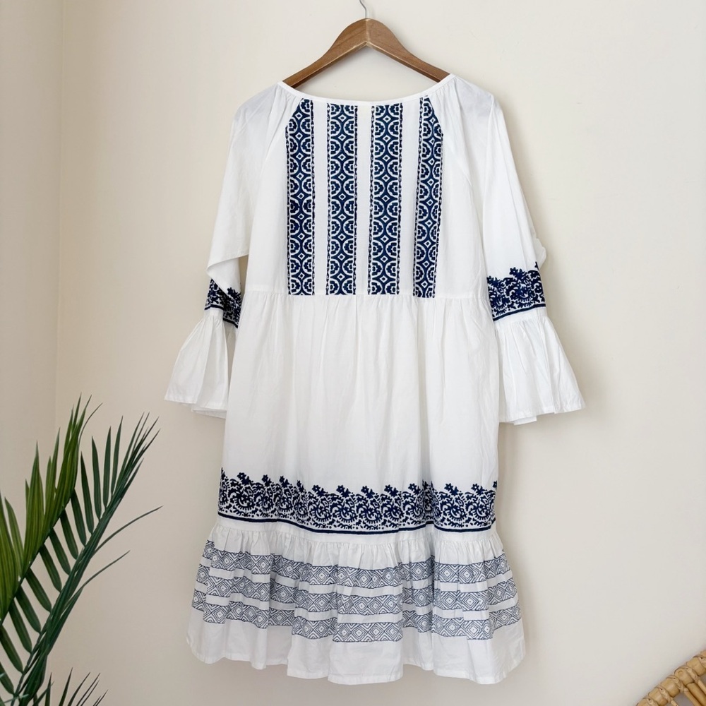 Roller Rabbit Mona Border Maricruz Dress XL Resortwear - Picture 6 of 9
